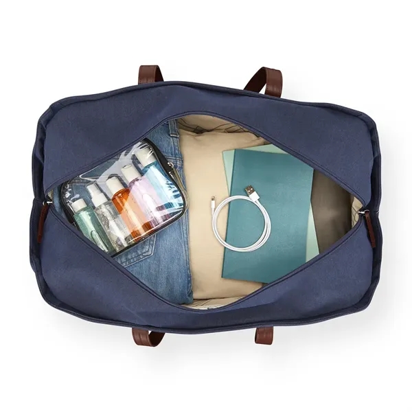 Duffel bag made of recycled polyester and cotton.... from ASI 56070 Gemline / Gemline®