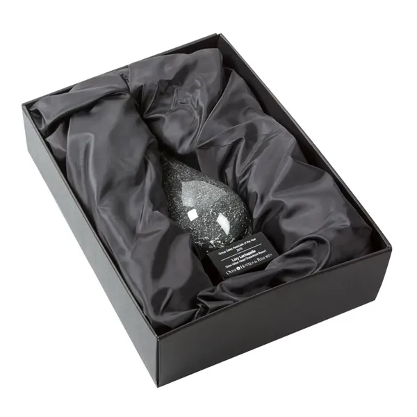 Frosted and hand blown work of art award with a complimenting... from ASI 84592 St Regis Group / St Regis