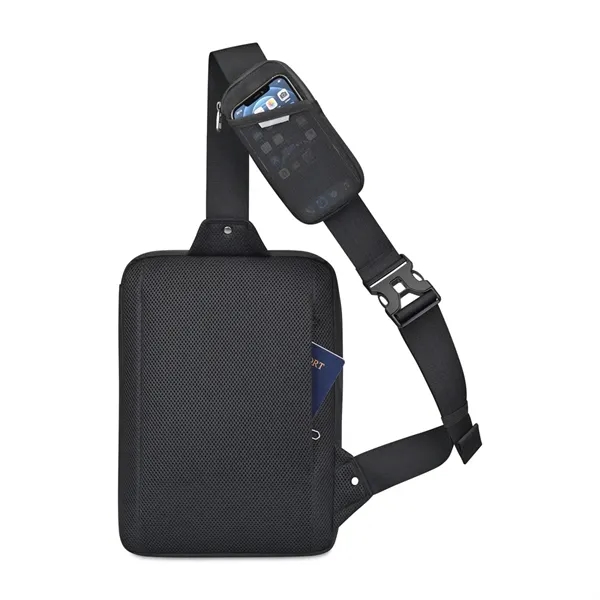 Tech sling bag with padded 13" laptop and 10" tablet compartments.... from ASI 56070 Gemline / Gemline®