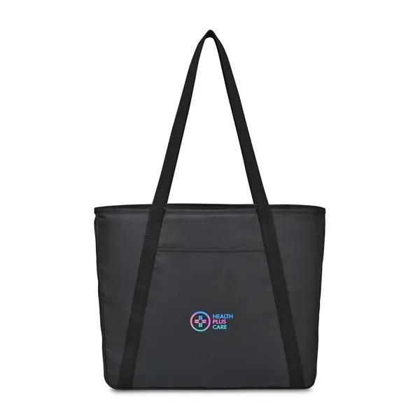 Tote bag made using recycled fabric and webbing made from plastic... from ASI 56070 Gemline / Gemline®