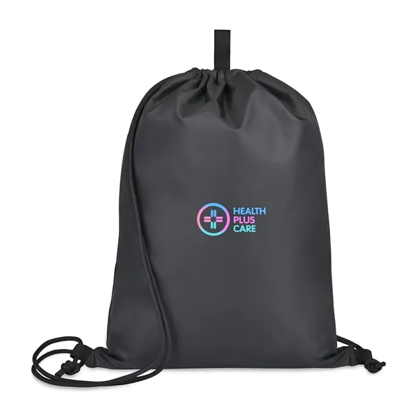 Drawstring cinch bag made of recycled fabric and webbing made from... from ASI 56070 Gemline / Gemline®
