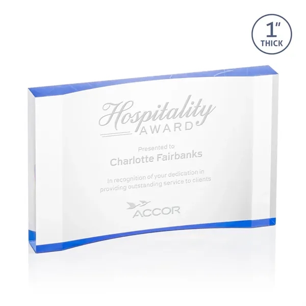 The freestanding Langworth Award is a stunning, thick accolade featuring a... from ASI 84592 St Regis Group / St Regis