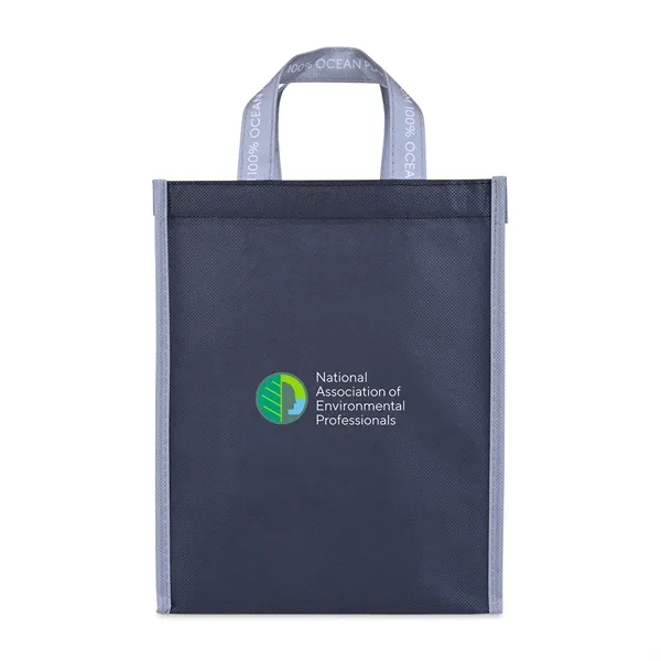 Reusable lunch tote bag made of recycled ocean plastic.... from ASI 56070 Gemline / Gemline®