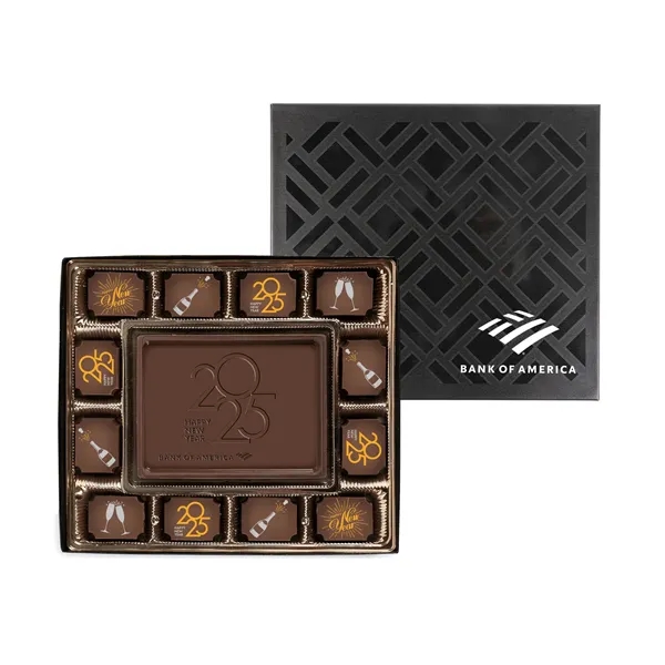 Small Custom Chocolate Delight Gift Box... from ASI 44900 NC Custom (CI/Lanco) / Chocolate Inn