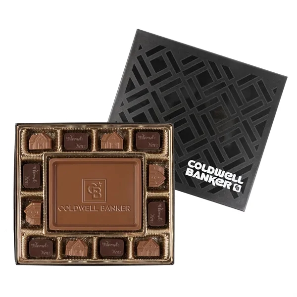 Small Custom Chocolate Delight Gift Box... from ASI 44900 NC Custom (CI/Lanco) / Chocolate Inn