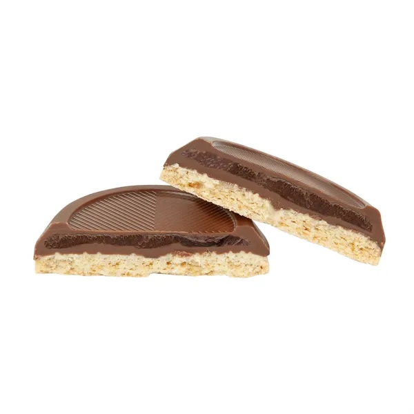 Crispy vanilla wafer topped with milk or dark chocolate with a... from ASI 44900 NC Custom (CI/Lanco) / Chocolate Inn