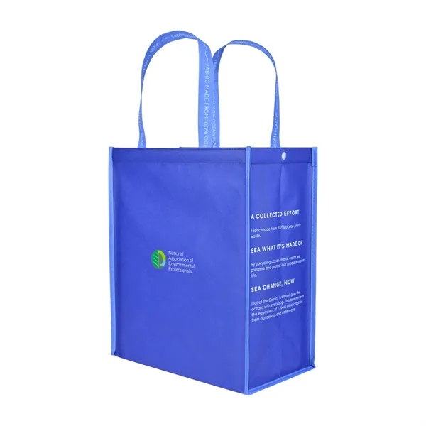 Reusable shopping tote bag made with recycled ocean plastic.... from ASI 56070 Gemline / Gemline®