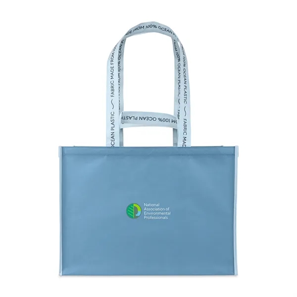 Reusable shopping tote bag made from recycled ocean plastic.... from ASI 56070 Gemline / Gemline®