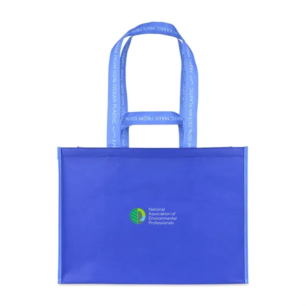 Reusable shopping tote bag made from recycled ocean plastic.... from ASI 56070 Gemline / Gemline®