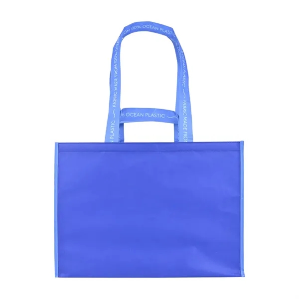 Reusable shopping tote bag made from recycled ocean plastic.... from ASI 56070 Gemline / Gemline®