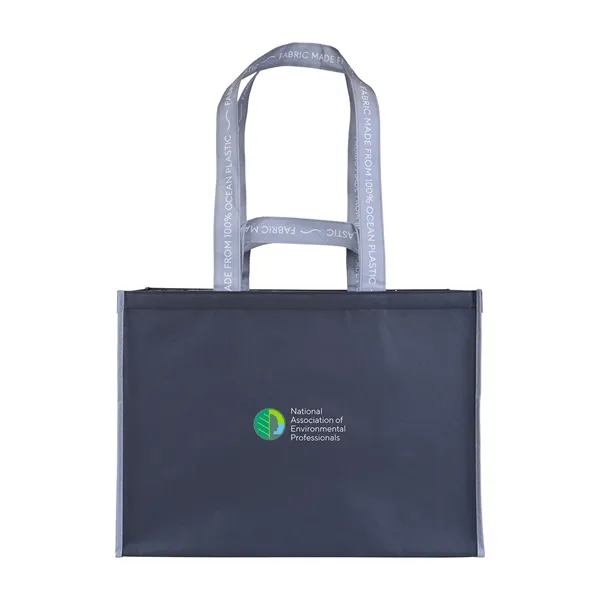 Reusable shopping tote bag made from recycled ocean plastic.... from ASI 56070 Gemline / Gemline®