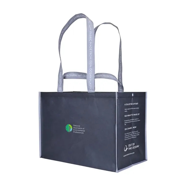 Reusable shopping tote bag made from recycled ocean plastic.... from ASI 56070 Gemline / Gemline®