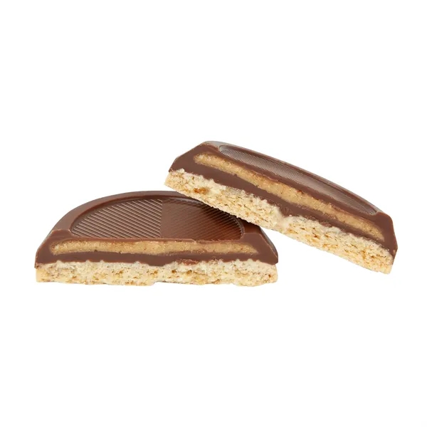 Crispy vanilla wafer topped with a milk or dark chocolate with... from ASI 44900 NC Custom (CI/Lanco) / Chocolate Inn