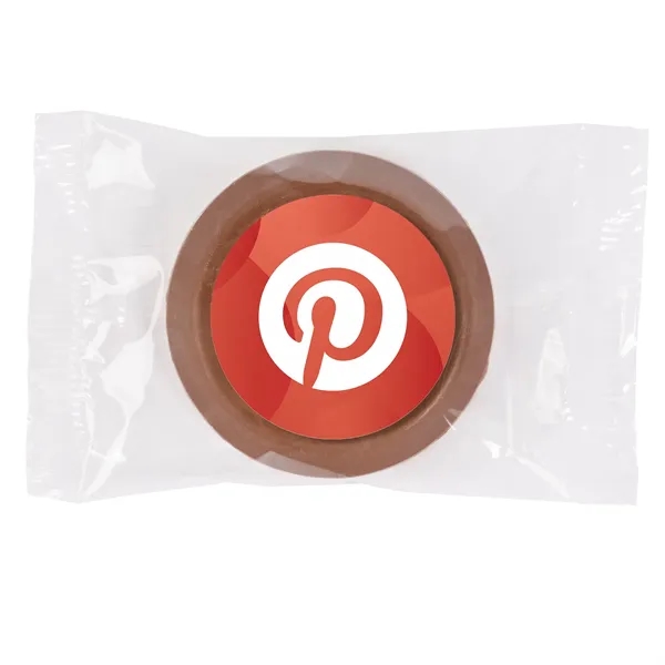 Crispy vanilla wafer topped with a milk or dark chocolate with... from ASI 44900 NC Custom (CI/Lanco) / Chocolate Inn