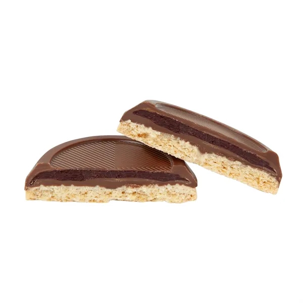 Crispy vanilla wafer topped with a milk or dark chocolate with... from ASI 44900 NC Custom (CI/Lanco) / Chocolate Inn