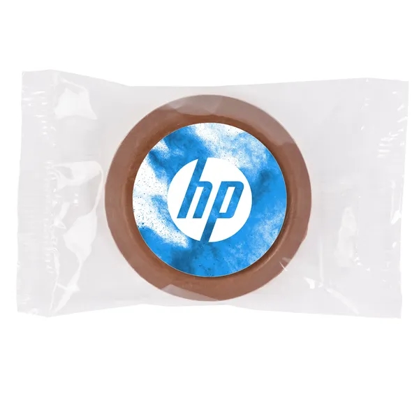 Crispy vanilla wafer topped with a milk or dark chocolate with... from ASI 44900 NC Custom (CI/Lanco) / Chocolate Inn