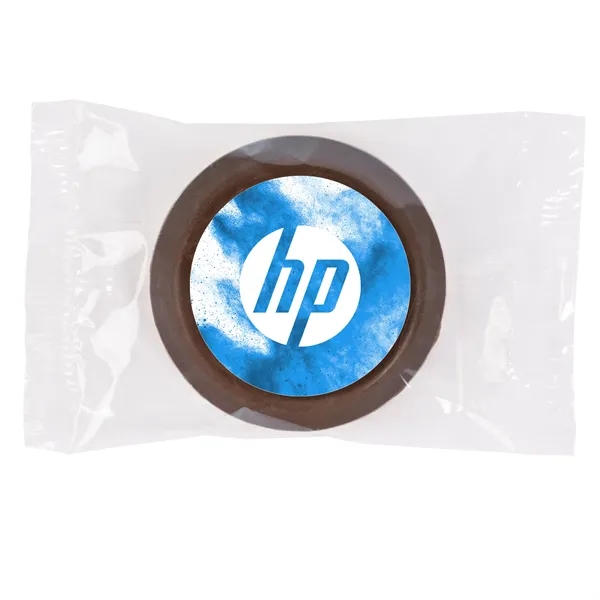 Crispy vanilla wafer topped with a milk or dark chocolate with... from ASI 44900 NC Custom (CI/Lanco) / Chocolate Inn