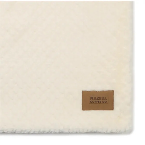 50" x 70" cream-colored, textured throw blanket.... from ASI 56070 Gemline / Gemline®