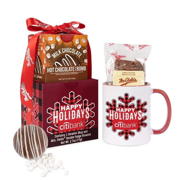 Mug, Brownie, Hot Chocolate Bomb Gift Set.... from ASI 44900 NC Custom (CI/Lanco)