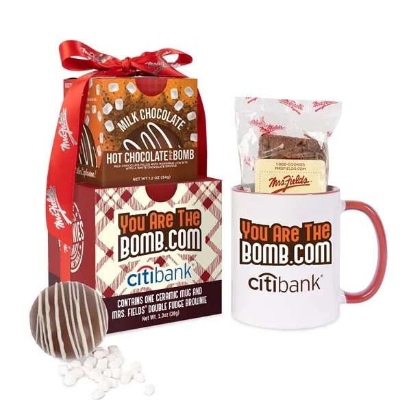 Mug, Brownie, Hot Chocolate Bomb Gift Set.... from ASI 44900 NC Custom (CI/Lanco)