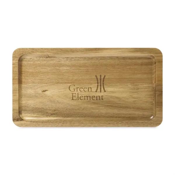 Acacia wood, two-tier serving tray.... from ASI 56070 Gemline / Gemline®