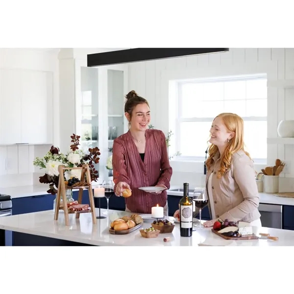 Acacia wood, two-tier serving tray.... from ASI 56070 Gemline / Gemline®