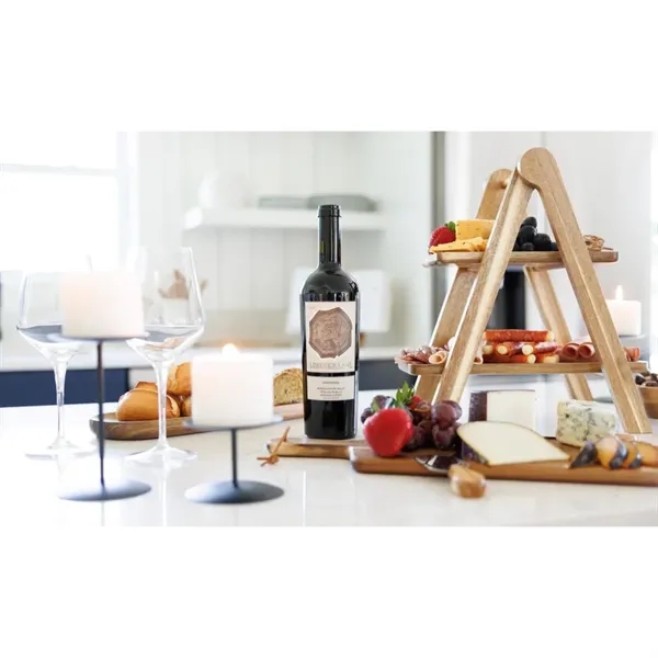 Acacia wood, two-tier serving tray.... from ASI 56070 Gemline / Gemline®