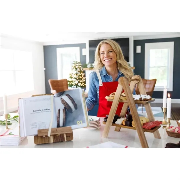 Acacia wood, two-tier serving tray.... from ASI 56070 Gemline / Gemline®