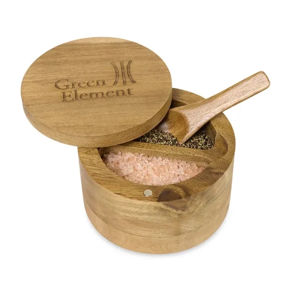 Acacia wood spice cellar with spoon.... from ASI 56070 Gemline / Gemline®