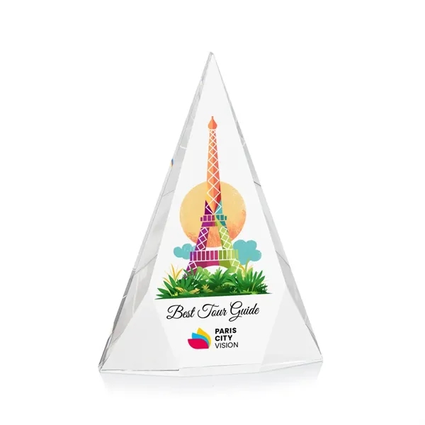 Recognize excellence with the bold and sparkling Optical Crystal Rochester Pyramid... from ASI 84592 St Regis Group / St Regis