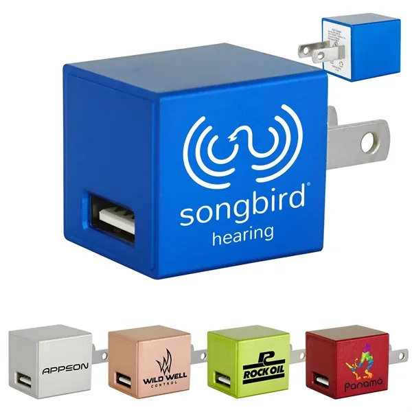 UL Metallic USB Wall Charger... from ASI 30208 A P Specialties / AP Specialties