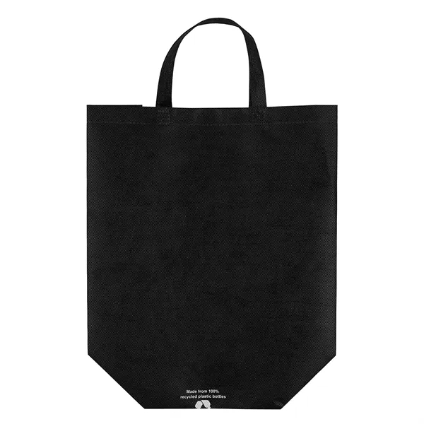 Eco-friendly, recyclable R-PET Non-Woven Tote with 1"W x 14" long handles.... from ASI 37940 Bag Makers Inc