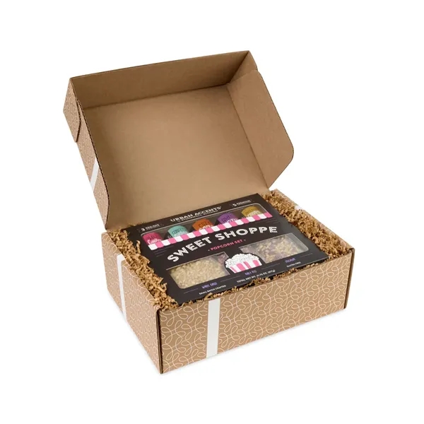 Popcorn gift set with kernels, popper and 5 flavors of seasoning.... from ASI 56070 Gemline / Gemline®