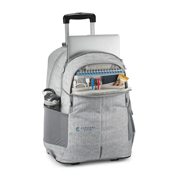 Wheeled backpack with padded laptop sleeve (17") and 360 degree reflectivity.... from ASI 56070 Gemline / Gemline®