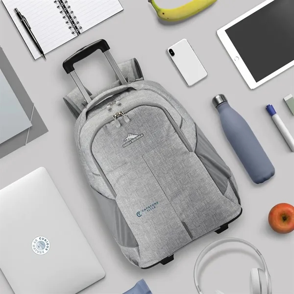 Wheeled backpack with padded laptop sleeve (17") and 360 degree reflectivity.... from ASI 56070 Gemline / Gemline®