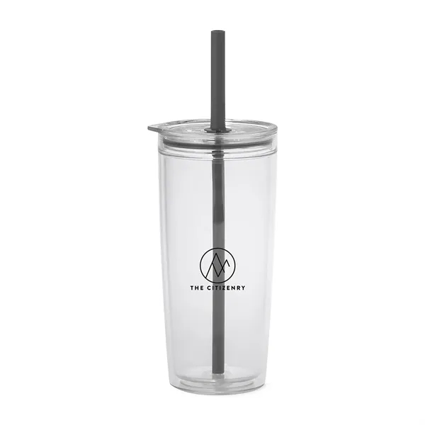 16 oz. recycled plastic tumbler with lid and straw.... from ASI 56070 Gemline / Gemline®