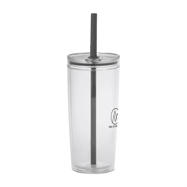 16 oz. recycled plastic tumbler with lid and straw.... from ASI 56070 Gemline / Gemline®