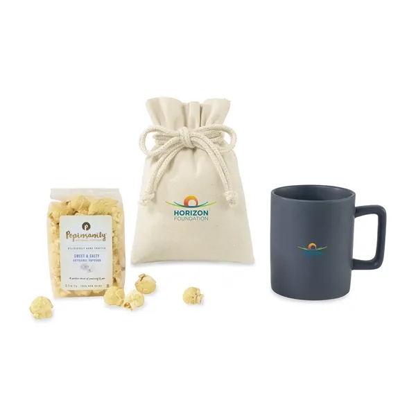 Artisanal popcorn mug stuffer gift set.... from ASI 56070 Gemline / Gemline®