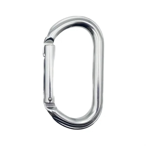 D Ring straight gate aluminum carabiner plus laser engraving on 1... from ASI 37218 Athena Promo (tm)