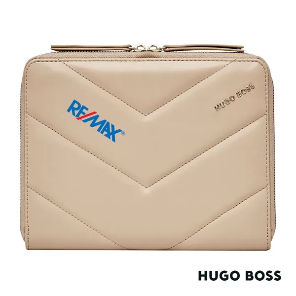 Hugo Boss® Triga A5 Conference Folder is sleek and fashionable, enhanced... from ASI 84592 St Regis Group