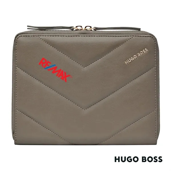 Hugo Boss® Triga A5 Conference Folder is sleek and fashionable, enhanced... from ASI 84592 St Regis Group