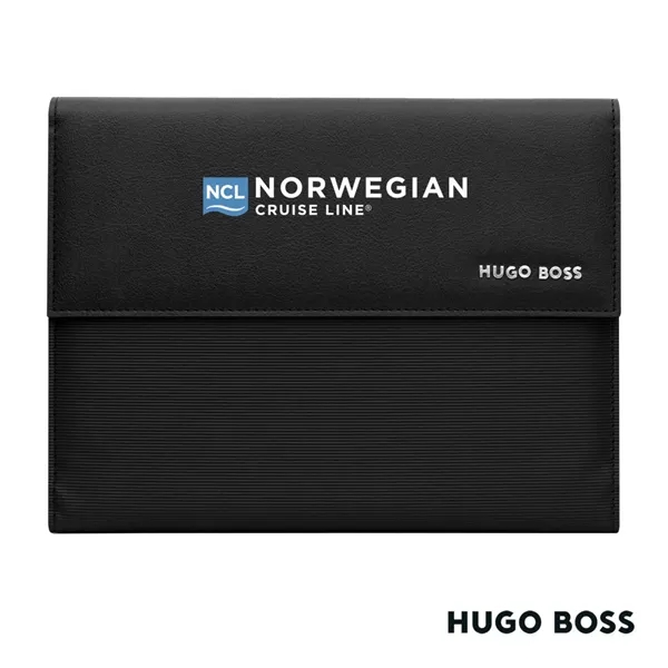 The Hugo Boss® Pinstripe A5 Folder, as its name conveys, features... from ASI 84592 St Regis Group