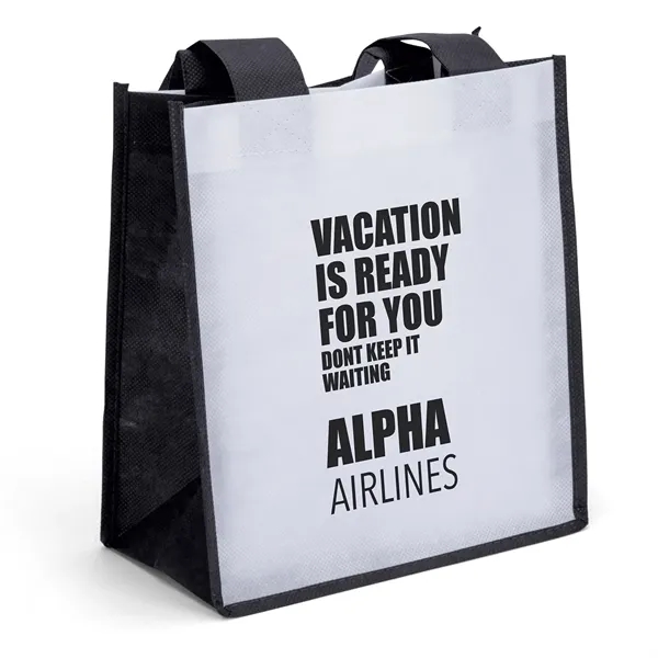 PET Non-Woven Polypropylene Tote with 1 1/2" W x 20" long... from ASI 37940 Bag Makers Inc