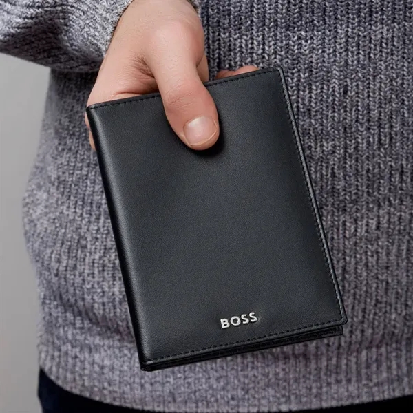 Elevate your travel experience with the Hugo Boss® Classic Smooth Passport... from ASI 84592 St Regis Group