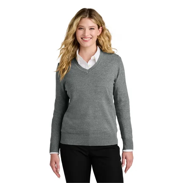 Port Authority Women's Easy Care V-Neck Sweater... from ASI 84863 SanMar