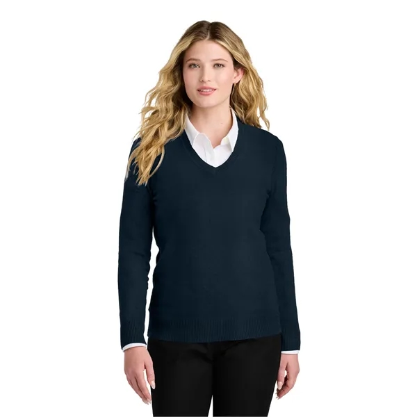 Port Authority Women's Easy Care V-Neck Sweater... from ASI 84863 SanMar