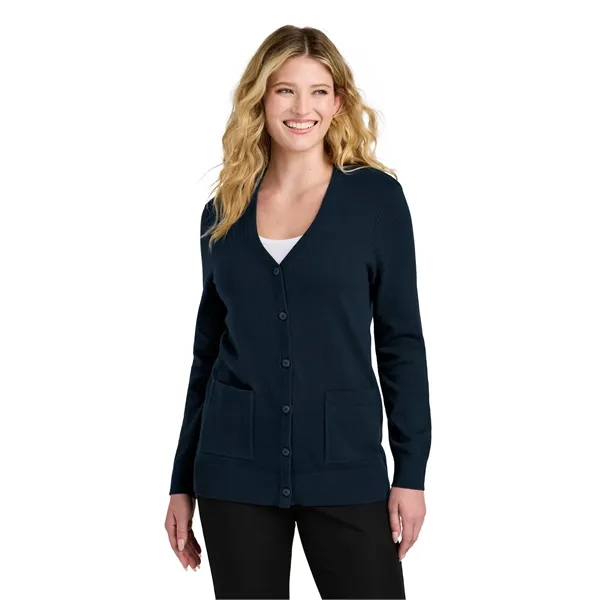 Port Authority Women's Easy Care Button-Up Cardigan Sweater... from ASI 84863 SanMar
