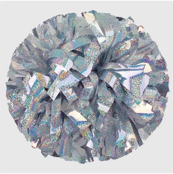 Solid Color Custom Holographic Show Pom Made of waterproof, shed-proof and... from ASI 77280 Pepco Poms