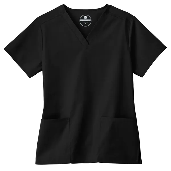 FUNDAMENTALS LADIES TWO POCKET V-NECK TOP... from ASI 30208 A P Specialties / AP Specialties