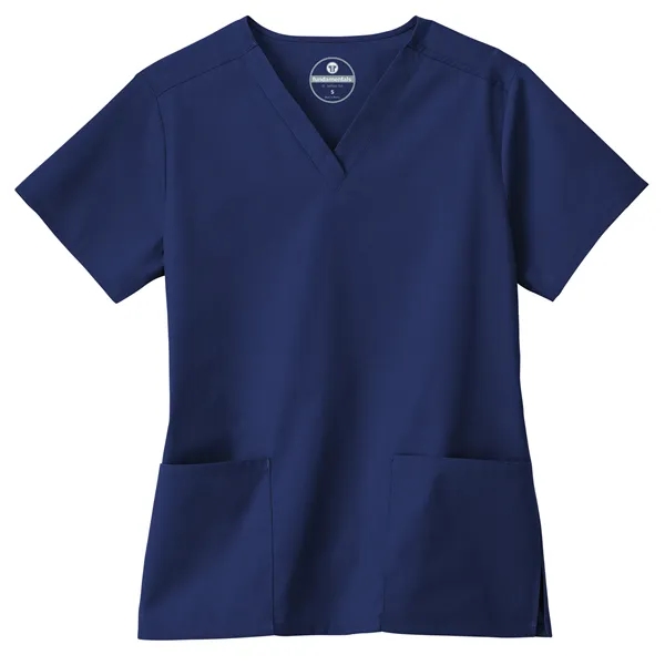 FUNDAMENTALS LADIES TWO POCKET V-NECK TOP... from ASI 30208 A P Specialties / AP Specialties